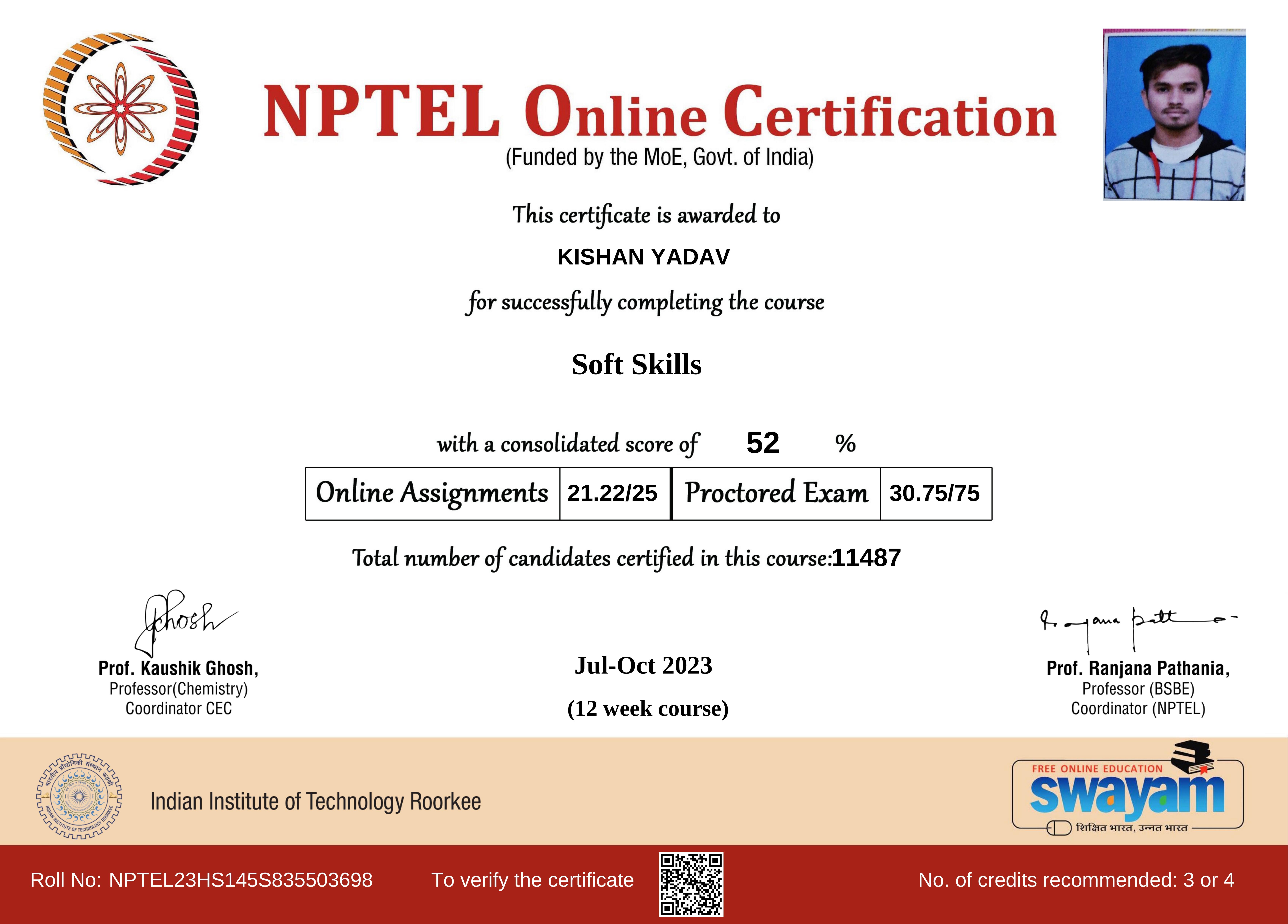 Soft Skills Certificate